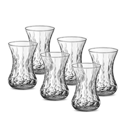 Jumbo Classy Grape 6'lı Çay Bardağı