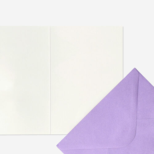 Flying Tiger Copenhagen Asa Detaylı Mor Tebrik Kartı