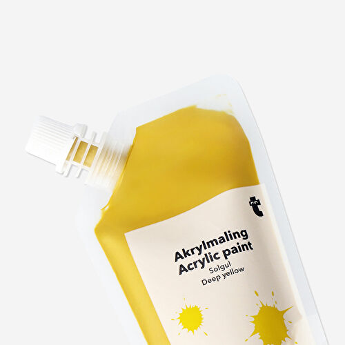 Flying Tiger Copenhagen Koyu Sarı Akrilik Boya 80 ml