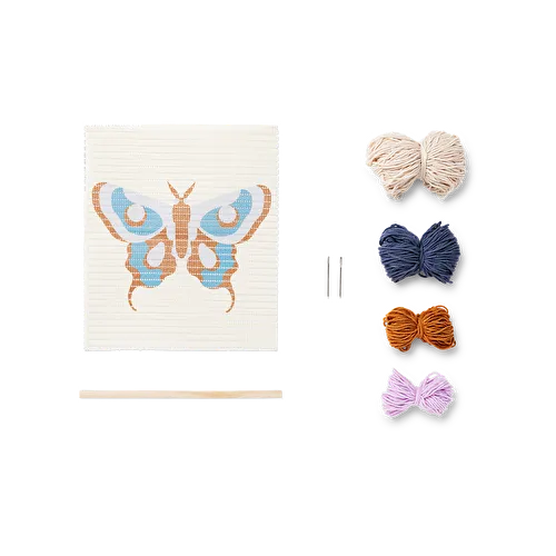 Flying Tiger Copenhagen Kendin Yap Kelebek Desenli Makrome Kiti