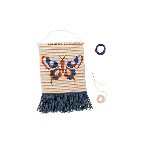 Flying Tiger Copenhagen Kendin Yap Kelebek Desenli Makrome Kiti Flying Tiger Copenhagen Kendin Yap Kelebek Desenli Makrome Kiti