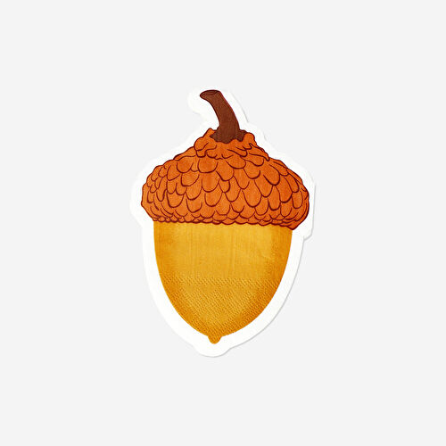 Flying Tiger Copenhagen Meşe Palamudu Şeklinde 16'lı Kağıt Peçete Seti