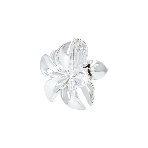 Flying Tiger Copenhagen Gümüş Çiçek Şeklinde Kıskaçlı Toka