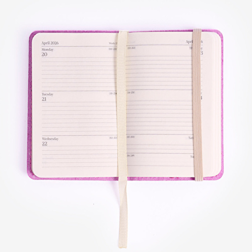 Flying Tiger Copenhagen Mor Haftalık 2026 Cep Takvimi