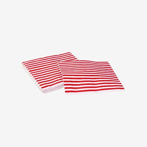 Flying Tiger Copenhagen Kırmızı Çizgili 16'lı Kağıt Peçete