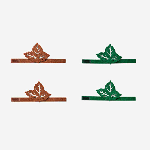 Flying Tiger Copenhagen Yaprak Şeklinde 4'lü Peçete Yüzüğü