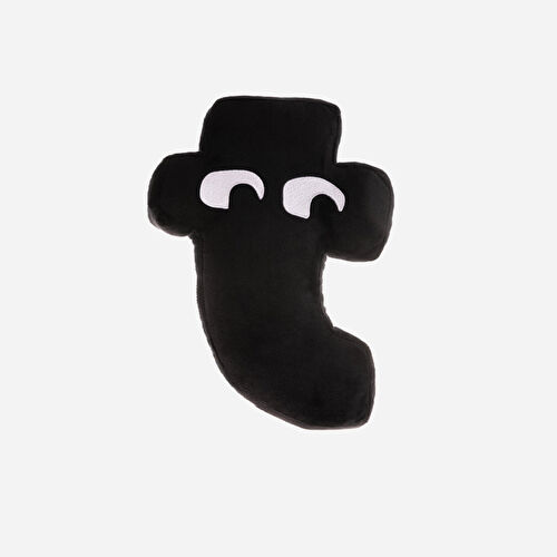 Flying Tiger Copenhagen Siyah Peluş Oyuncak T Harfi