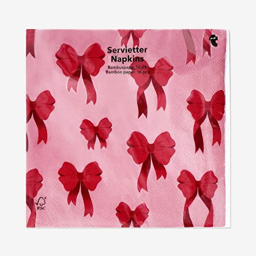 Flying Tiger Copenhagen Fiyonk Desenli 16'lı Kağıt Mendil Seti