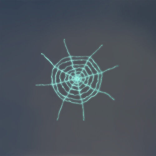 Flying Tiger Copenhagen Karanlıkta Parlayan Örümcek Ağı 170 cm