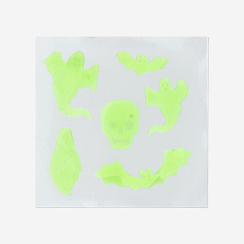 Flying Tiger Copenhagen Hayalet ve Yarasa Şeklinde Fosforlu 6'lı Pencere Stickerı