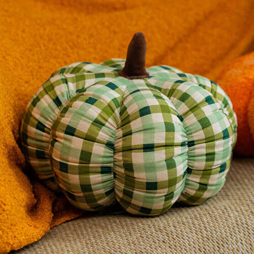 Flying Tiger Copenhagen Balkabağı Şeklinde Kareli Yastık