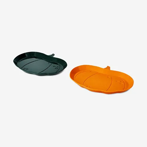 Flying Tiger Copenhagen Balkabağı Şeklinde 2'li Plastik Tabak