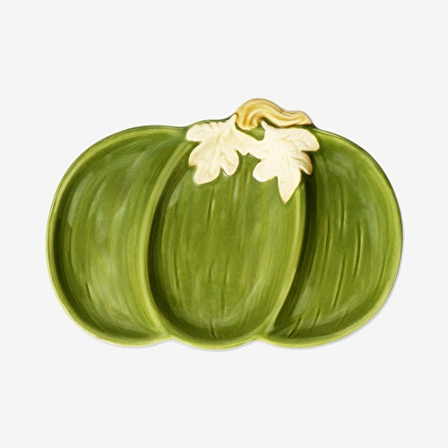 Flying Tiger Copenhagen Balkabağı Şeklinde Yeşil 3 Bölmeli Tabak