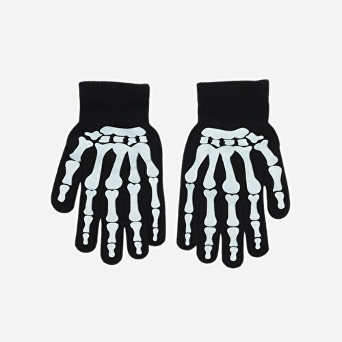 Flying Tiger Copenhagen İskelet Desenli Karanlıkta Parlayan Eldiven