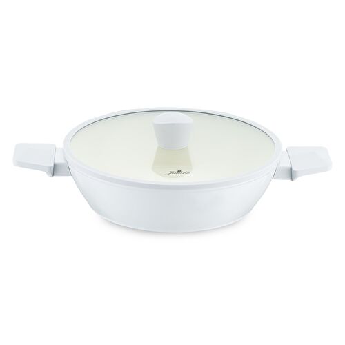 Jumbo Swiss Crystal Light Grey Basık Tencere 26 cm Jumbo Swiss Crystal Light Grey Basık Tencere 26 cm