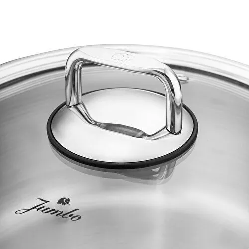Jumbo New Lyon 5 Parça İndüksiyon Tabanlı Çelik Midi Tencere Set Jumbo New Lyon 5 Parça İndüksiyon Tabanlı Çelik Midi Tencere Set