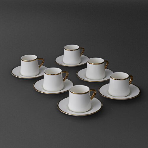Jumbo Valetta Gold 12 Parça 6 Kişilik Fincan Takımı