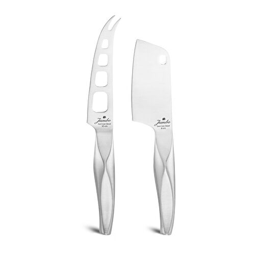 Jumbo Vera Alman Çeliği 2 Parça Peynir Bıçak Seti