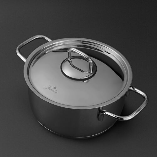 Jumbo Web New Myra 6 Parça İndüksiyon Tabanlı Midi Çelik Tencere Seti Jumbo Web New Myra 6 Parça İndüksiyon Tabanlı Midi Çelik Tencere Seti