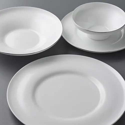 Jumbo Laurel Platin 55 Parça 12 Kişilik Yemek Takımı Jumbo Laurel Platin 55 Parça 12 Kişilik Yemek Takımı