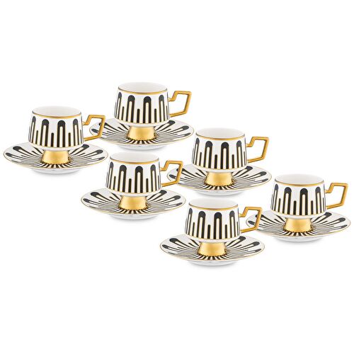 Jumbo Glorious 6'lı Kahve Fincan Takımı