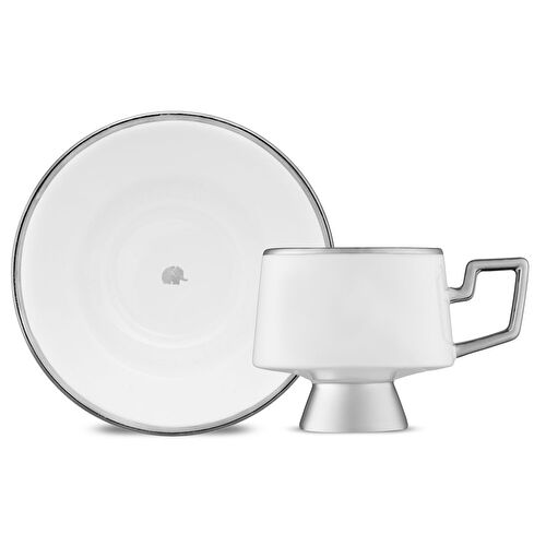 Jumbo Ellmore Platin 6'lı Kahve Fincan Takımı Jumbo Ellmore Platin 6'lı Kahve Fincan Takımı