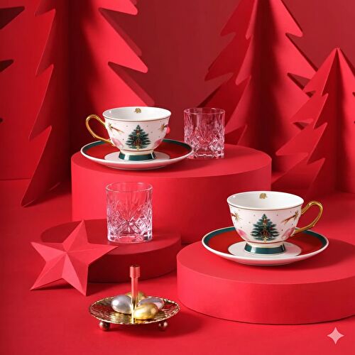 Jumbo Magic 300 2'li Kahve Fincan Takımı