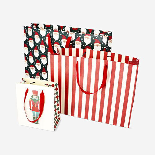 Flying Tiger Copenhagen Yılbaşı Temalı 3'lü Hediye Çantası