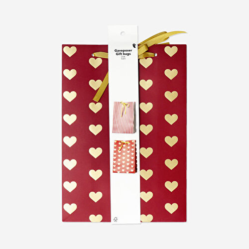 Flying Tiger Copenhagen Kalpli Kırmızı 2'li Hediye Paketi Flying Tiger Copenhagen Kalpli Kırmızı 2'li Hediye Paketi