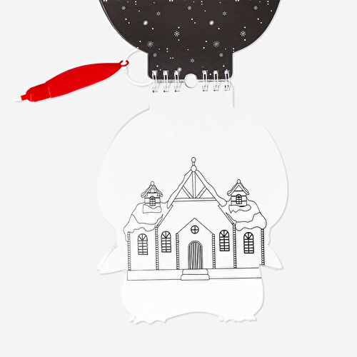 Flying Tiger Copenhagen Penguen Şeklinde Suluboya Kitabı