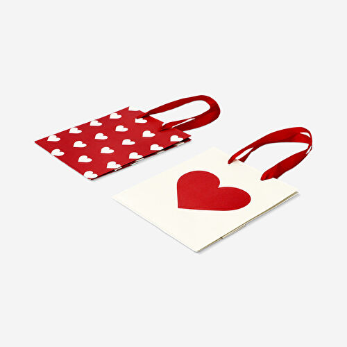 Flying Tiger Copenhagen Kalpli Kırmızı 2'li Hediye Çantası