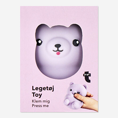 Flying Tiger Copenhagen Mor Ayıcık Şeklinde Stres Oyuncağı Flying Tiger Copenhagen Mor Ayıcık Şeklinde Stres Oyuncağı