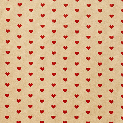 Flying Tiger Copenhagen Küçük Kalp Desenli Hediye Paketi Kağıdı Flying Tiger Copenhagen Küçük Kalp Desenli Hediye Paketi Kağıdı