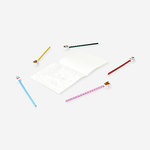 Flying Tiger Copenhagen Yılbaşı Temalı Boyama Kitabı Seti