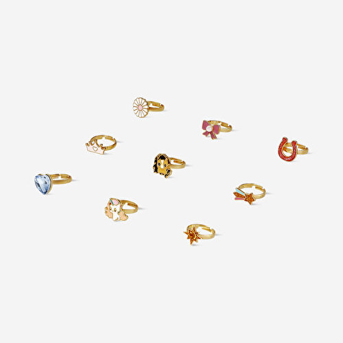 Flying Tiger Copenhagen Unicorn Temalı Çocuk Yüzük Seti Flying Tiger Copenhagen Unicorn Temalı Çocuk Yüzük Seti