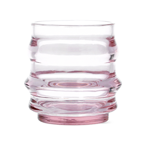 Flying Tiger Copenhagen Pembe Katmanlı Cam Bardak