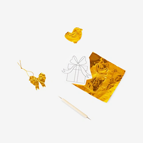 Flying Tiger Copenhagen Kendin Yap Kabartma Altın Folyo