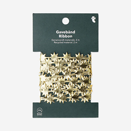 Flying Tiger Copenhagen Altın Yıldız Detaylı Kurdele