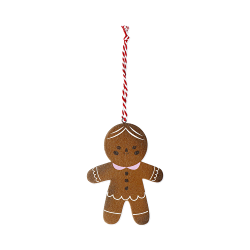 Flying Tiger Copenhagen Ahşap Kurabiye Adam Yılbaşı Ağacı Süsü