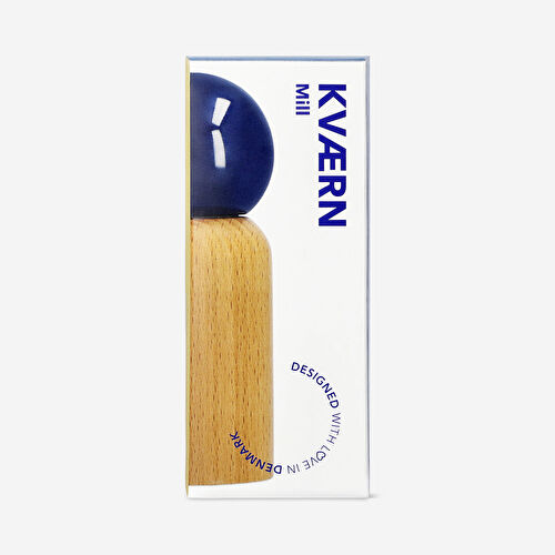 Flying Tiger Copenhagen Mavi Ahşap Tuz Karabiber Değirmeni