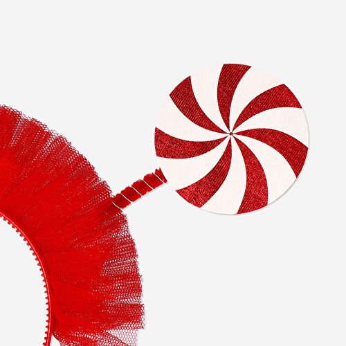 Flying Tiger Copenhagen Kırmızı Beyaz Şeker Detaylı Taç