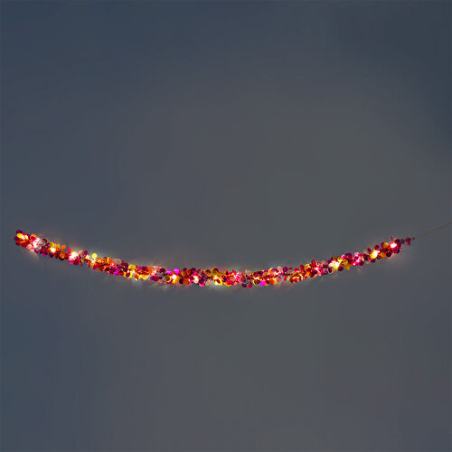 Flying Tiger Copenhagen Çok Renkli Parıltılı LED Işık Zinciri