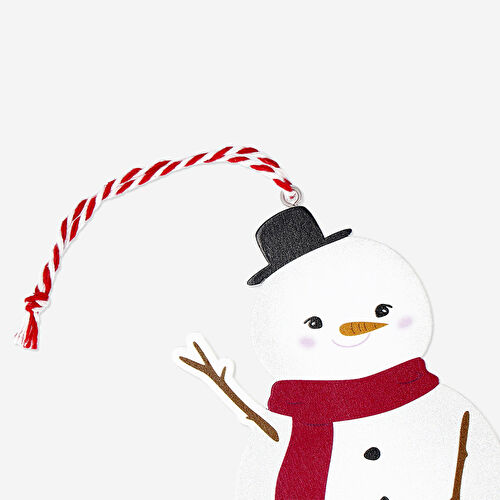 Flying Tiger Copenhagen Ahşap Kardan Adam Yılbaşı Ağacı Süsü Flying Tiger Copenhagen Ahşap Kardan Adam Yılbaşı Ağacı Süsü