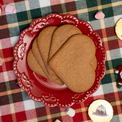 Flying Tiger Copenhagen Kırmızı Fiyonk Detaylı Küçük Tabak