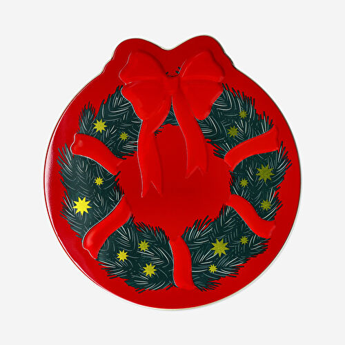 Flying Tiger Copenhagen Yılbaşı Çelengi Şeklinde Metal Kek Kabı Flying Tiger Copenhagen Yılbaşı Çelengi Şeklinde Metal Kek Kabı