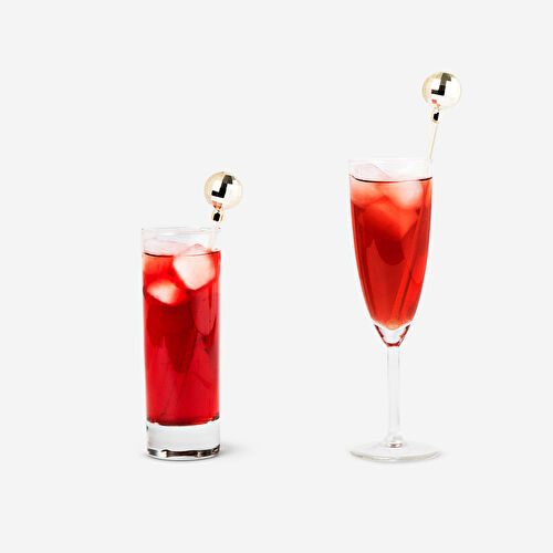 Flying Tiger Copenhagen 4'lü Disko Topu Detaylı Kokteyl Kaşığı Flying Tiger Copenhagen 4'lü Disko Topu Detaylı Kokteyl Kaşığı