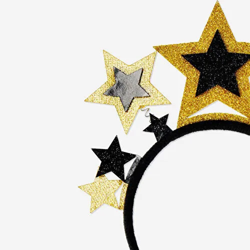 Flying Tiger Copenhagen Altın Yıldızlı Saç Bandı Flying Tiger Copenhagen Altın Yıldızlı Saç Bandı