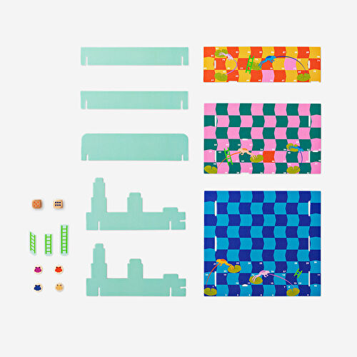 Flying Tiger Copenhagen 3D Kurbağalar ve Merdivenler Oyunu Flying Tiger Copenhagen 3D Kurbağalar ve Merdivenler Oyunu