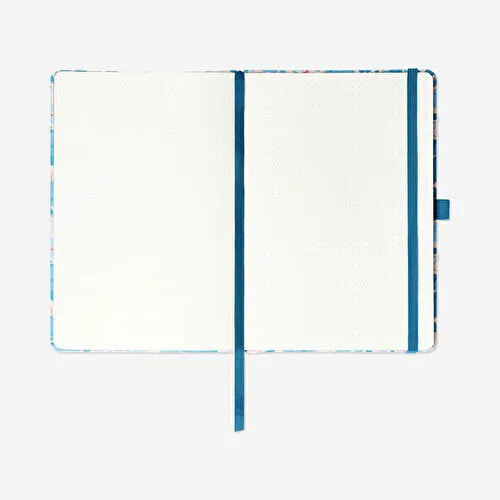 Flying Tiger Copenhagen Mavi Çiçekli Kalemli Bullet Planlayıcı A5