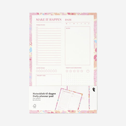 Flying Tiger Copenhagen Günlük Planlayıcı Pembe Not Defteri A5